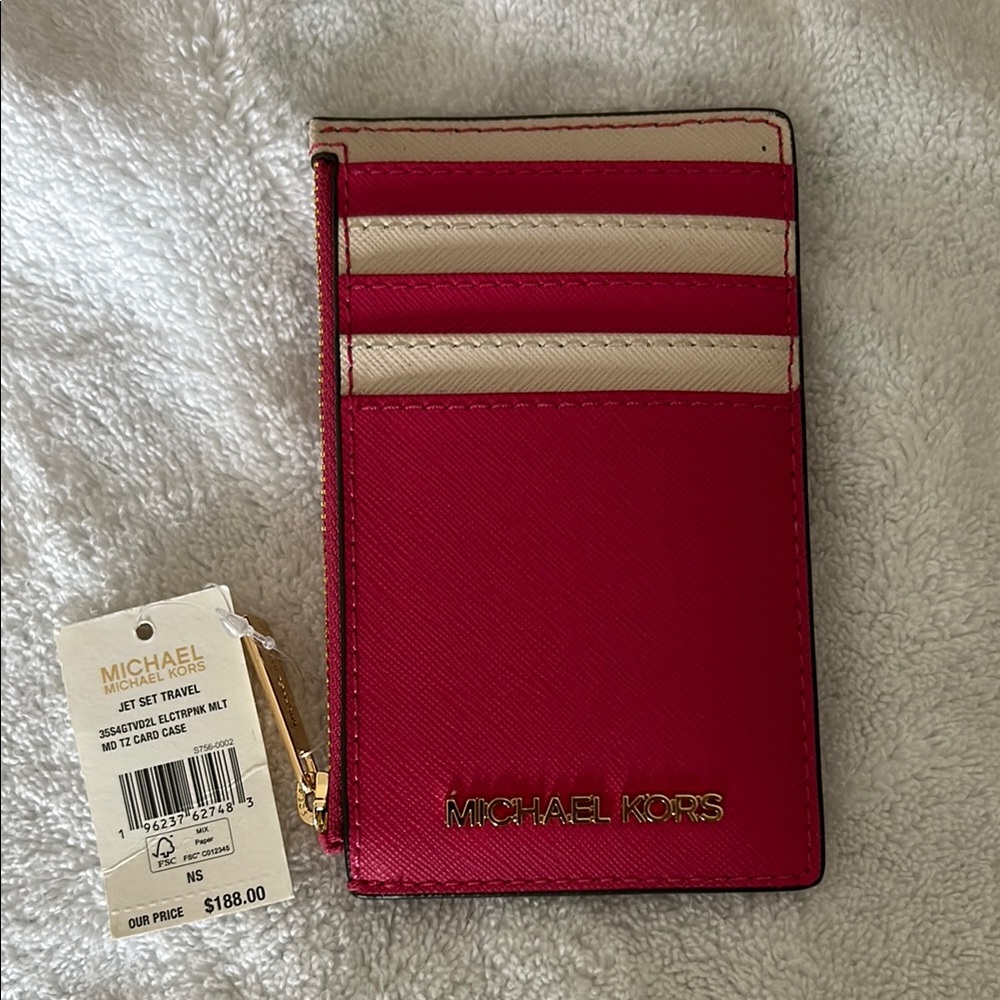 Michael Kors Jet set travel Card case/wallet